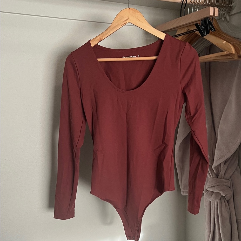Abercrombie Soft A&F Collection Long Sleeve Bodysuit